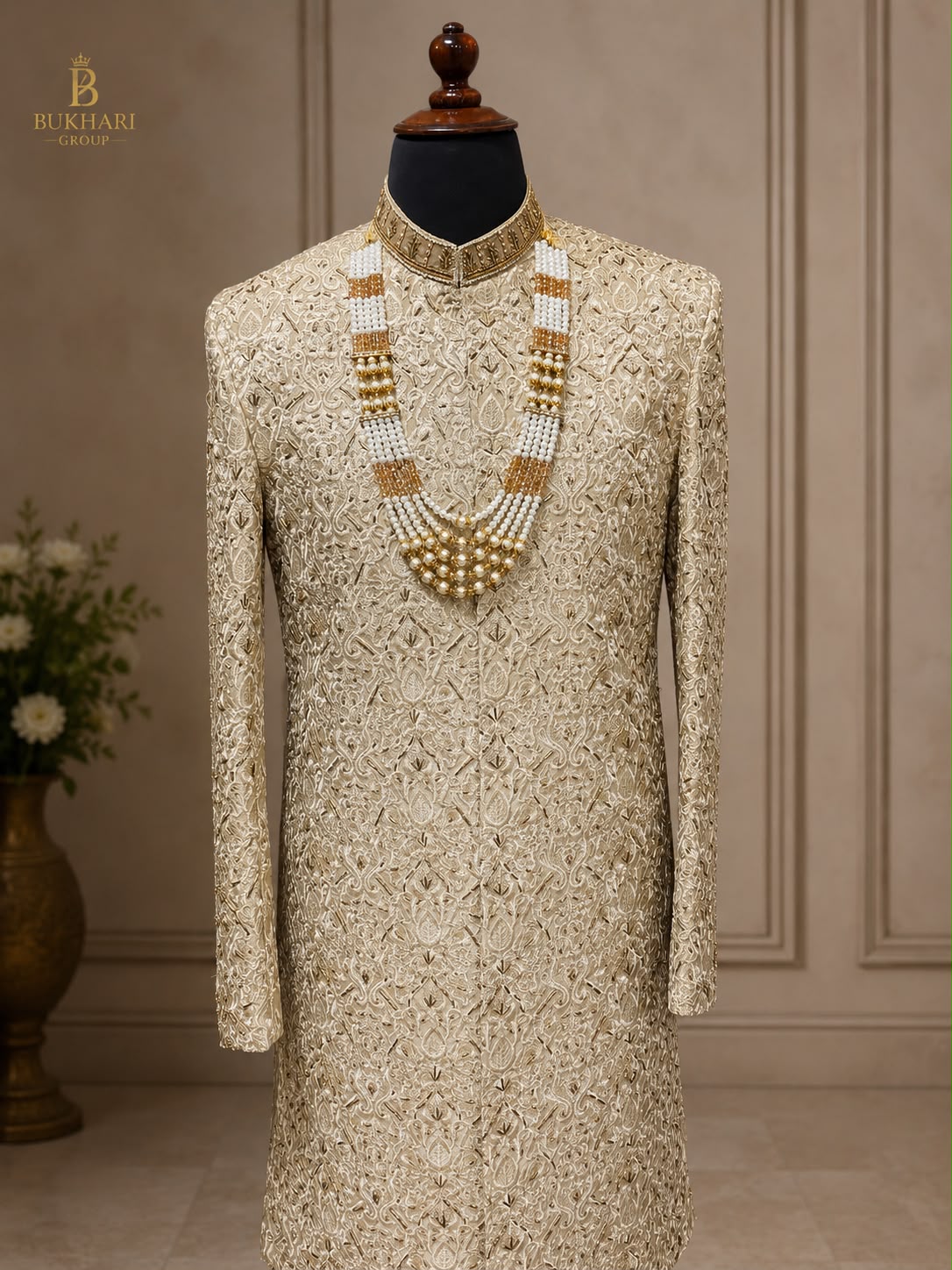 sherwani full hand mat