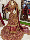 Maroon Parsi Sharara