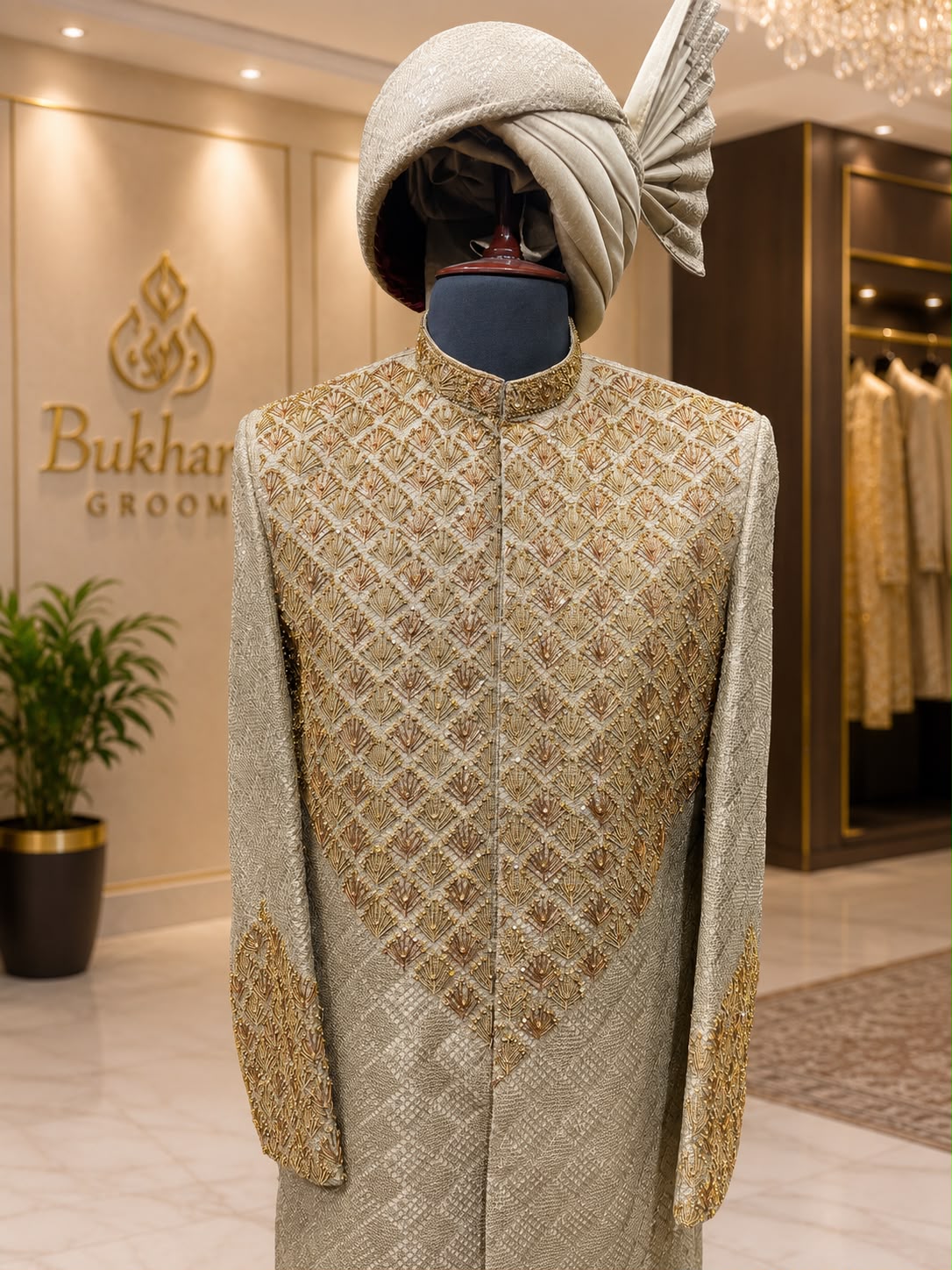 HAND SHERWANI