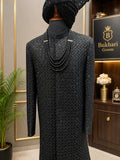 ROYAL black SHERWANI